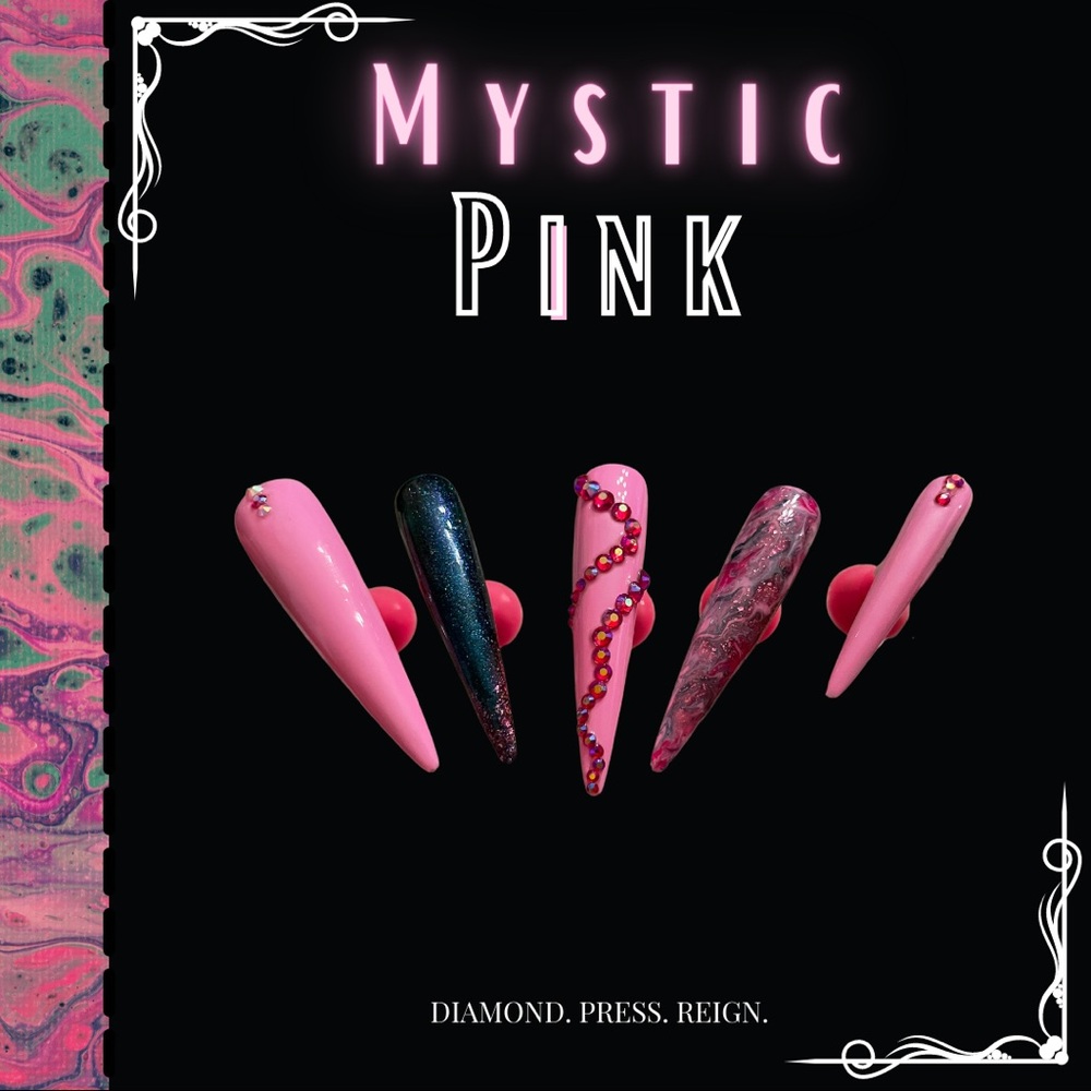 Mystic Pink Press Ons!